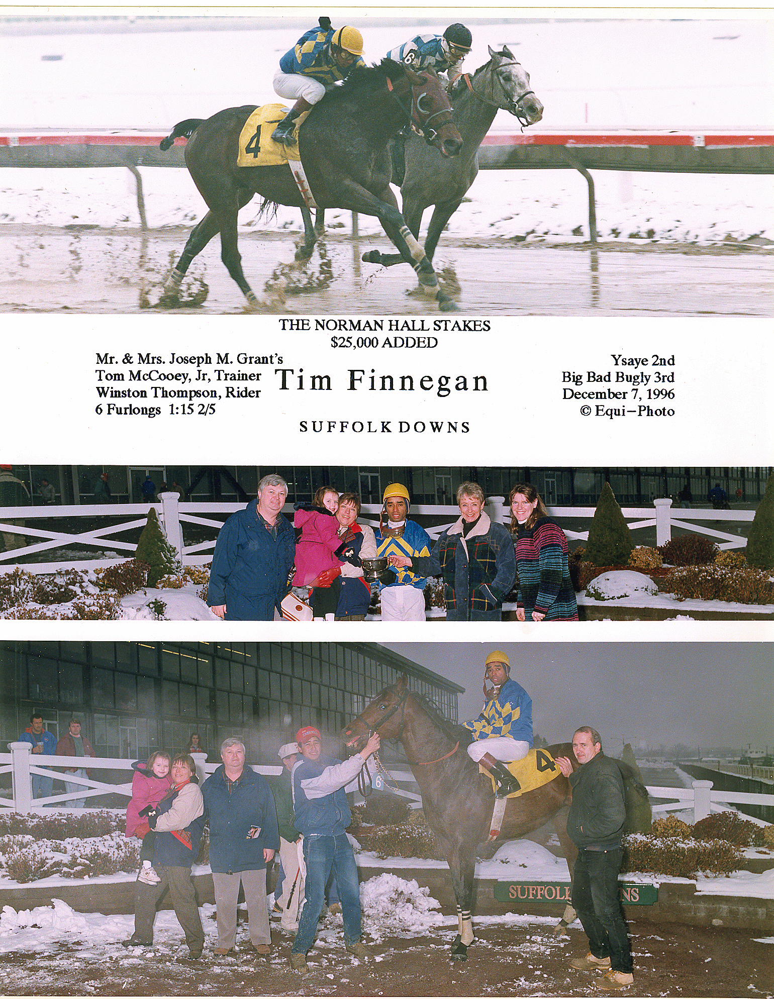 Tim Finnegan 1 27 1996